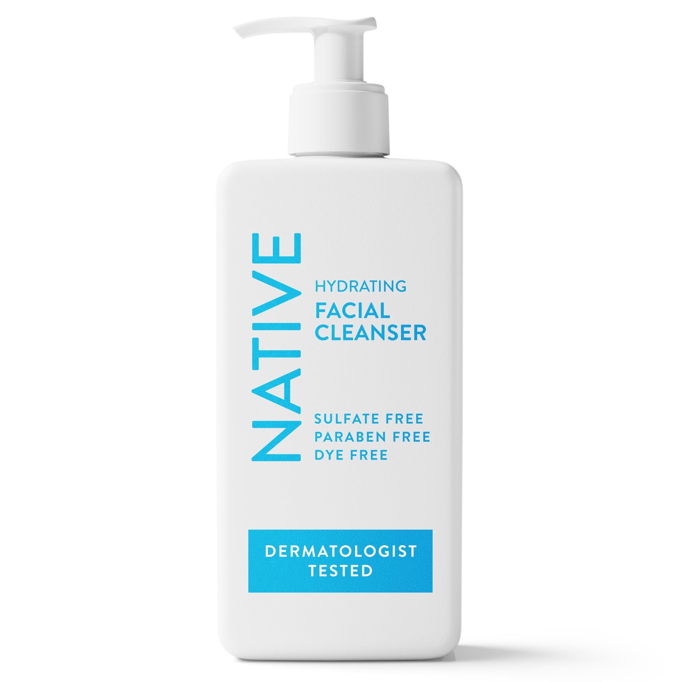 Hydrating Face Wash for Dry Skin, Sulfate Free, with Hyaluronic Acid and Shea Butter, Dermatologist Tested, 12.5 fl oz