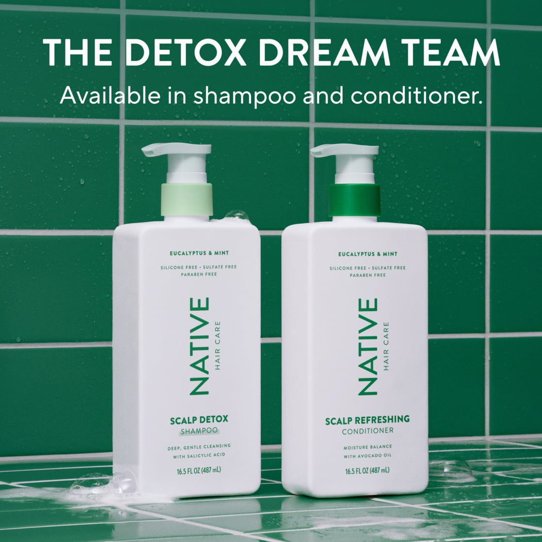 Detox Eucalyptus and Mint Shampoo 16.5 fl oz