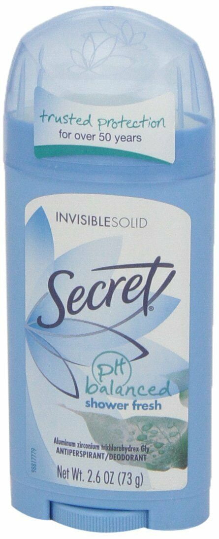 Invisible Solid Antiperspirant Deodorant, Shower Fresh, 2.6 oz