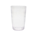 20-Ounce Acrylic Tall Embossed Swirl Tumbler, Clear