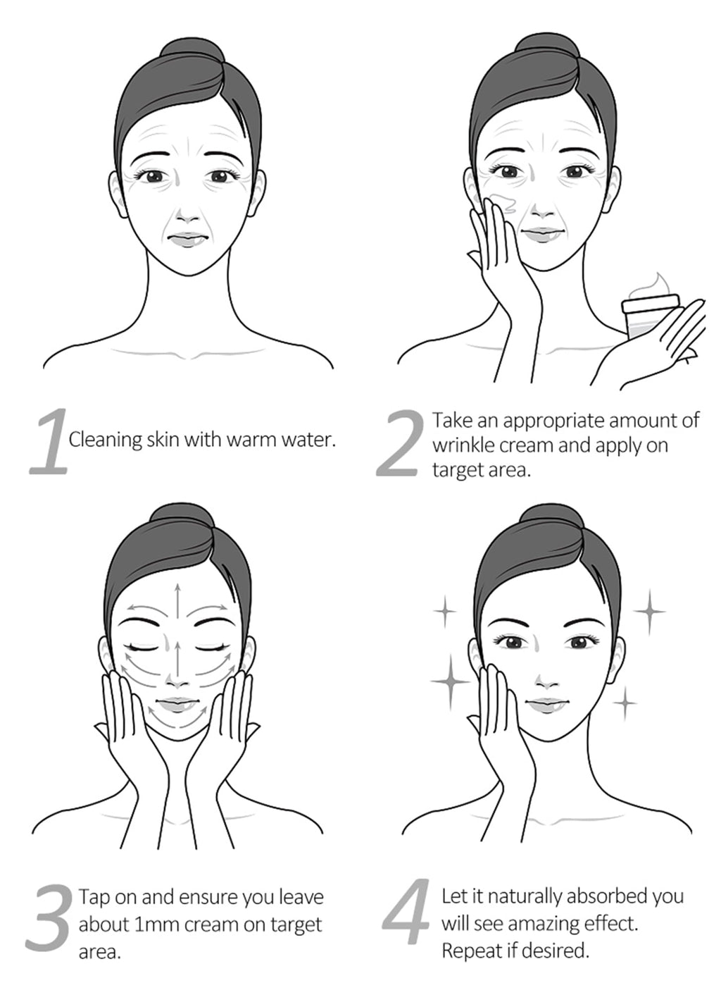 for - 5 Seconds Instant Effect, Anti Aging Fade Wrinkle Fast Absorption Expertise Wrinkle Remover Cream Face Essence Cream, 1oz