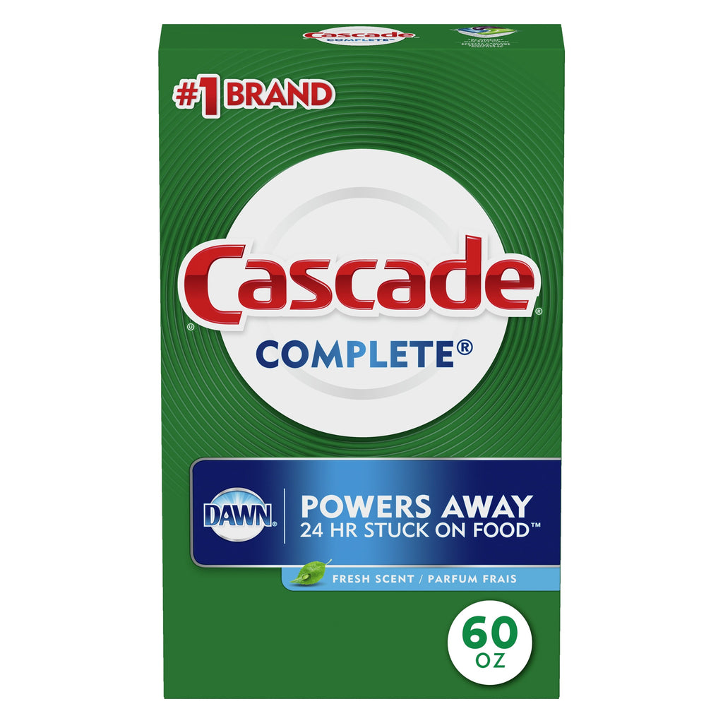 Complete Powder Dishwasher Detergent, Fresh Scent, 60 ounces