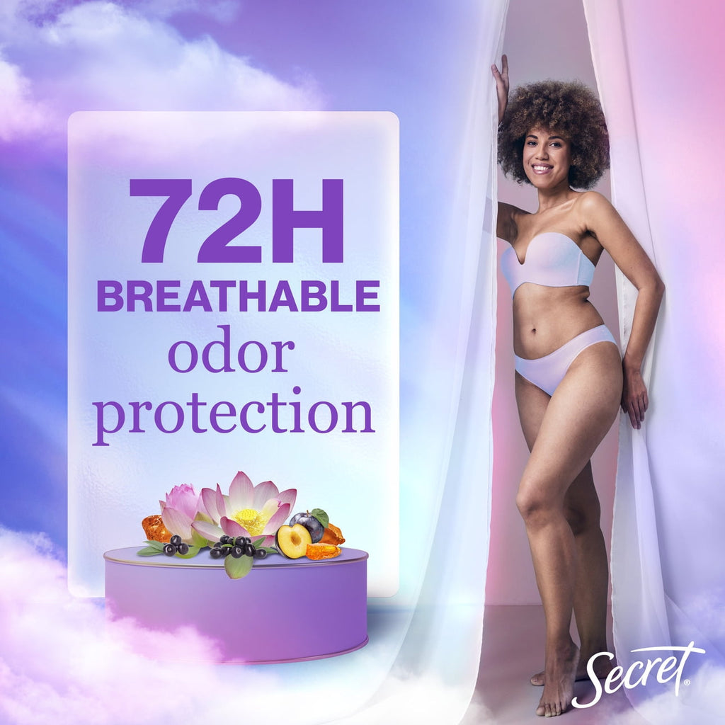 Fresh Invisible Solid Antiperspirant & Deodorant for Women, Moonlit Orchid, 2.6oz