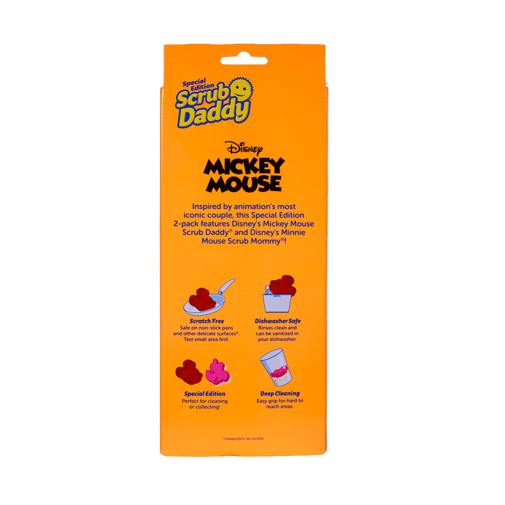 Disney Mickey & Minnie Mouse Non-Scratch Cleaning Sponges, 2-Pack