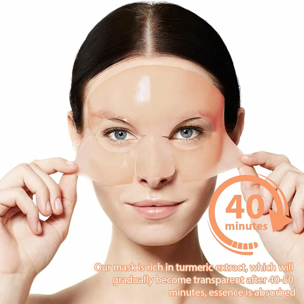 11 Pack Fruit Moisturizing Facial Mask Sheet, Rich in Fruit Essence Face Mask to Brighten and Hydrate Dull Skin