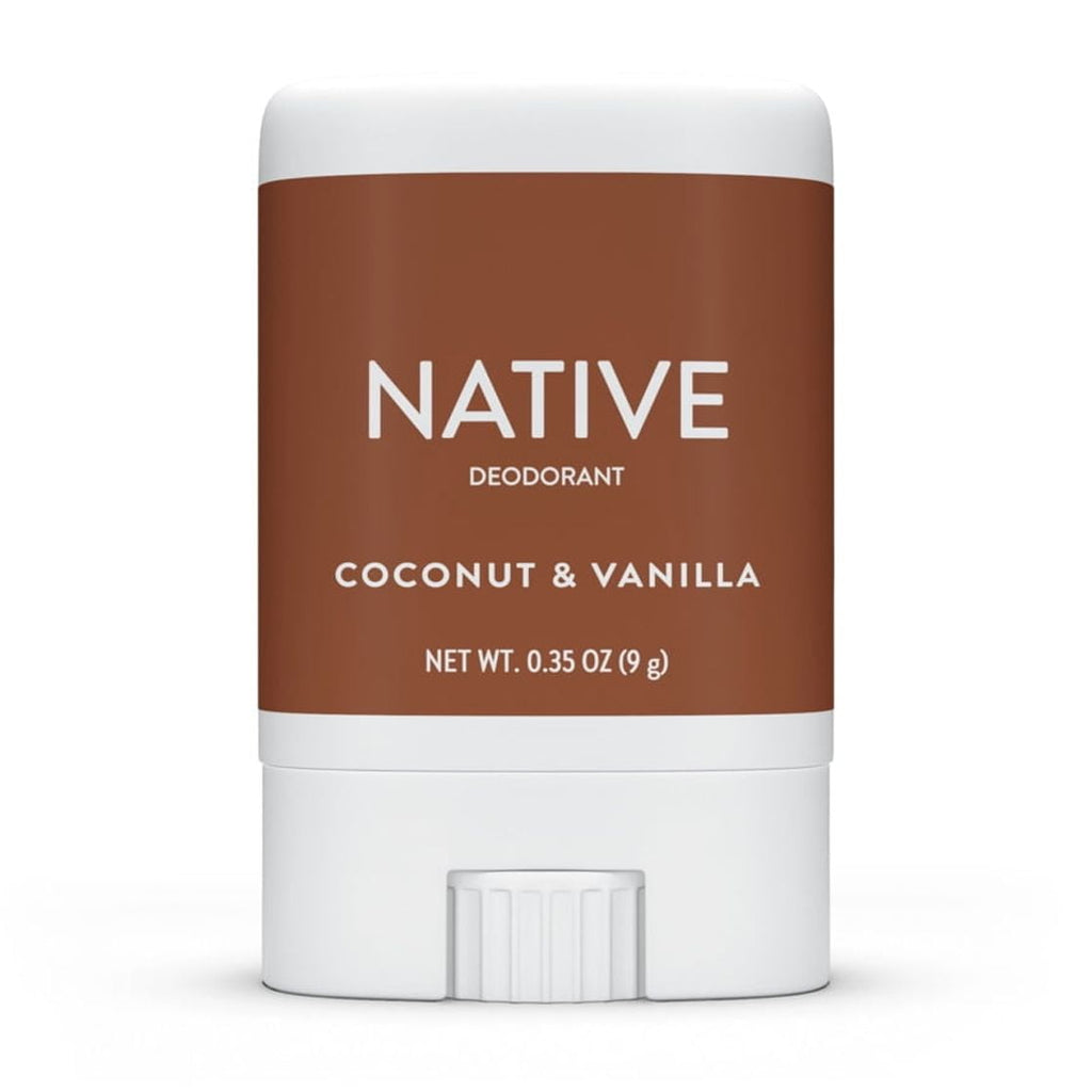 Deodorant, Aluminum Free, Coconut & Vanilla, for Women and Men, Travel Size 0.35 oz