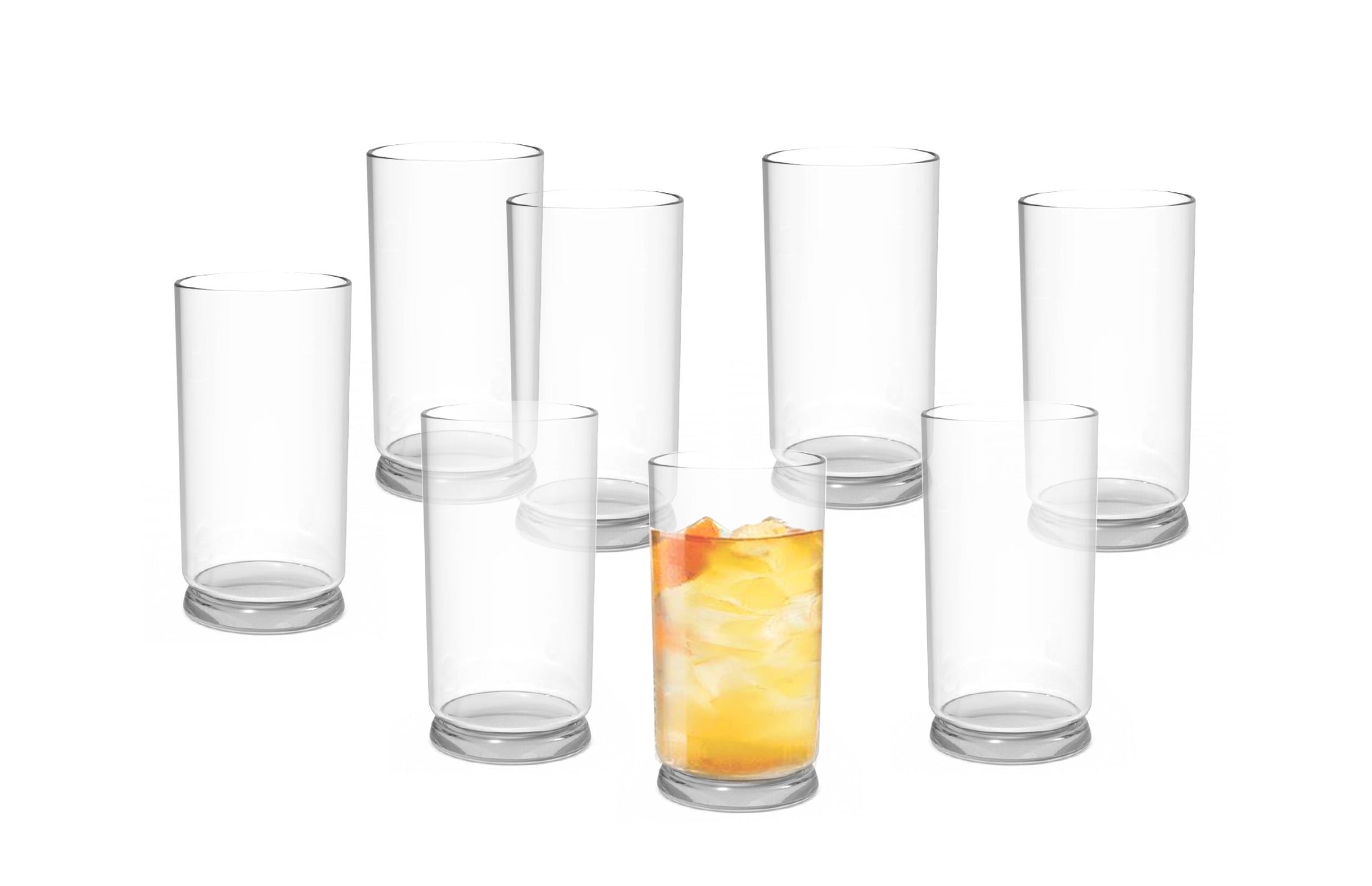 Better Homes & Gardens Emerson Clear Glass Tumbler 16ounces 8 Pack