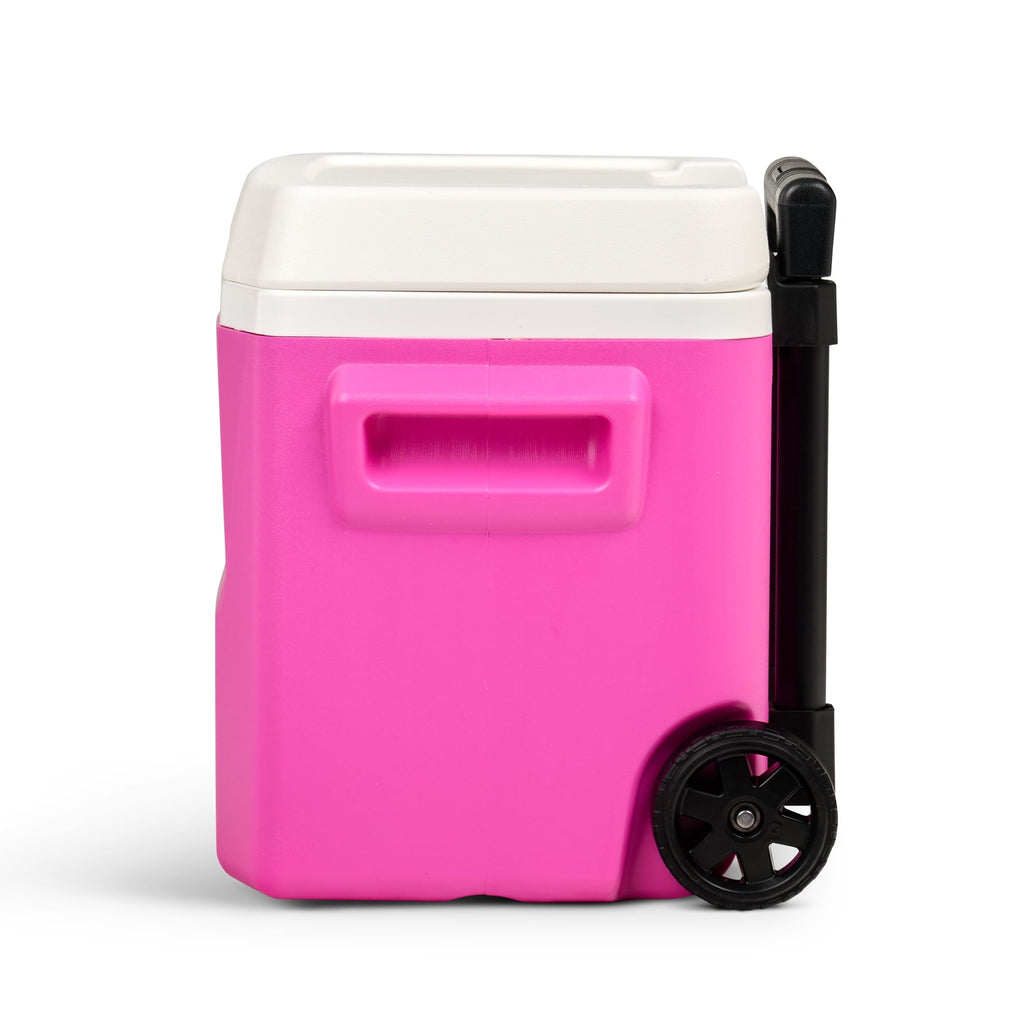 16 QT Laguna Hard Sided Ice Chest Cooler with Wheels, Aqua Blue