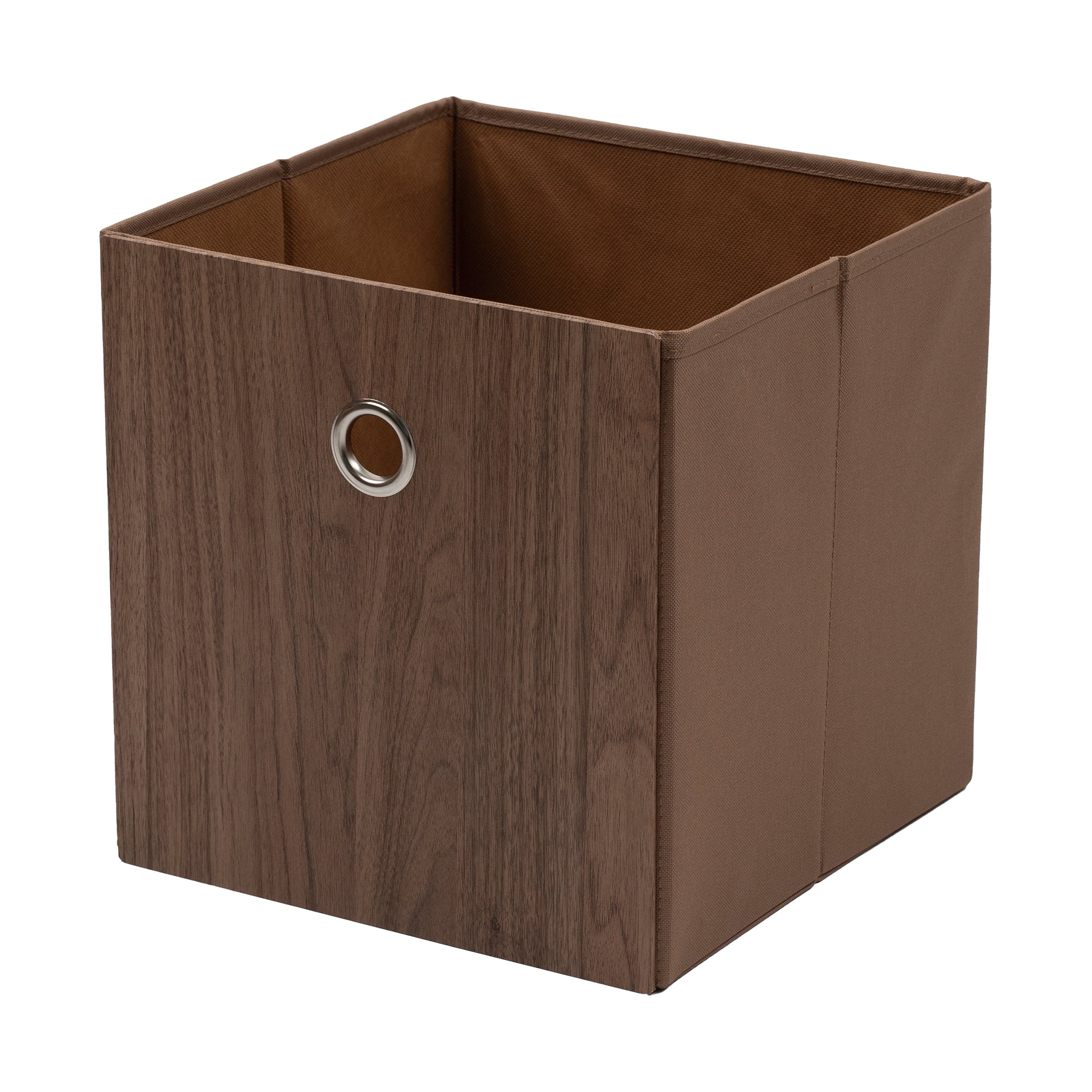 Collapsible Fabric Cube Storage Bins (10.5" x 10.5"), Blue Cove, 4 Pack