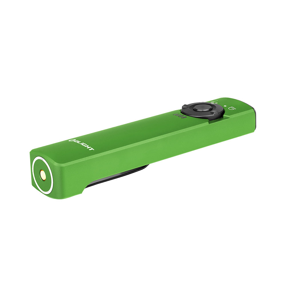 Arkfeld EDC Flat Flashlight, 1000 Lumens LED Light with Green Beam, Rechargeable Battery, Orange