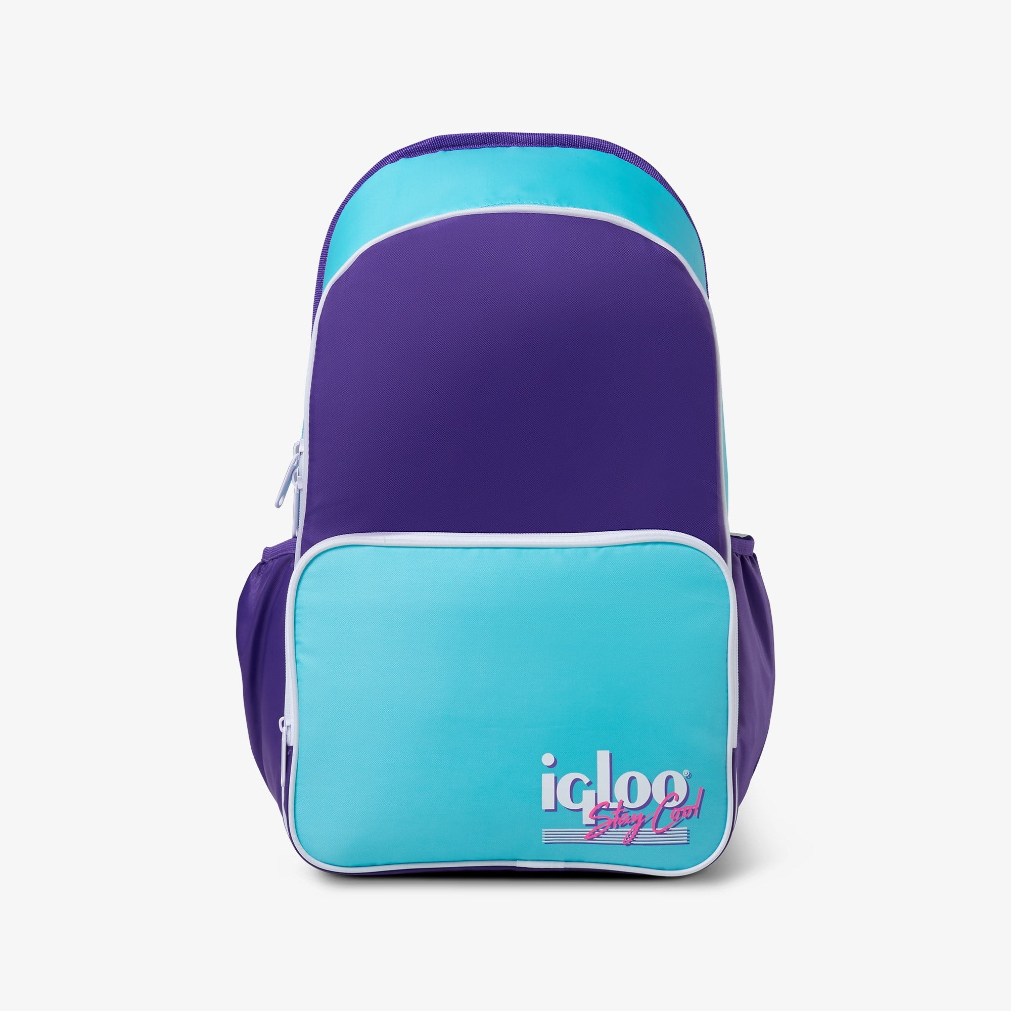 Igloo 20 can Retro Backpack Water Cooler, Pink and Jade Green