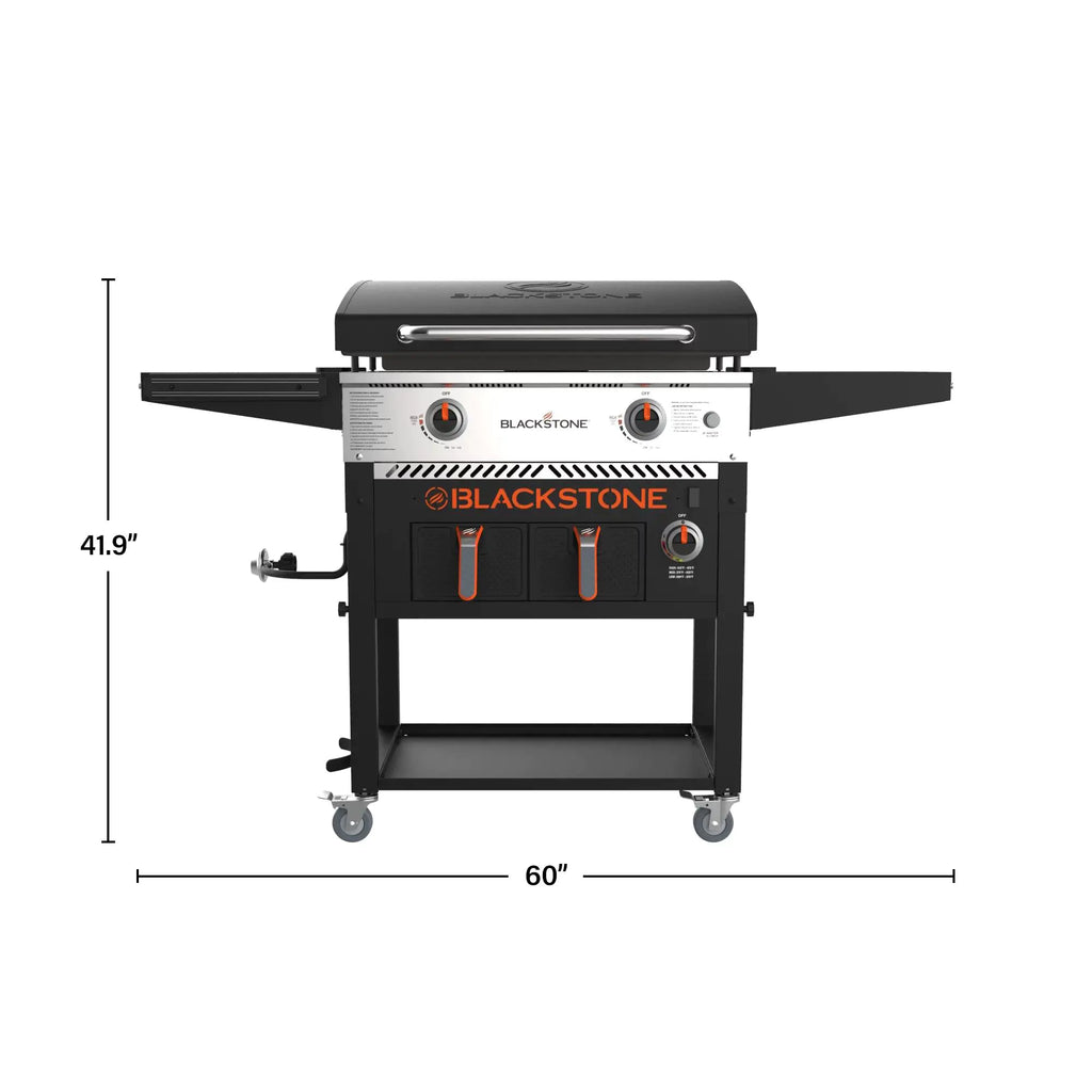 Clearance SaleBlackstone 2-Burner 28" Griddle with Electric Air Fryer and Hood