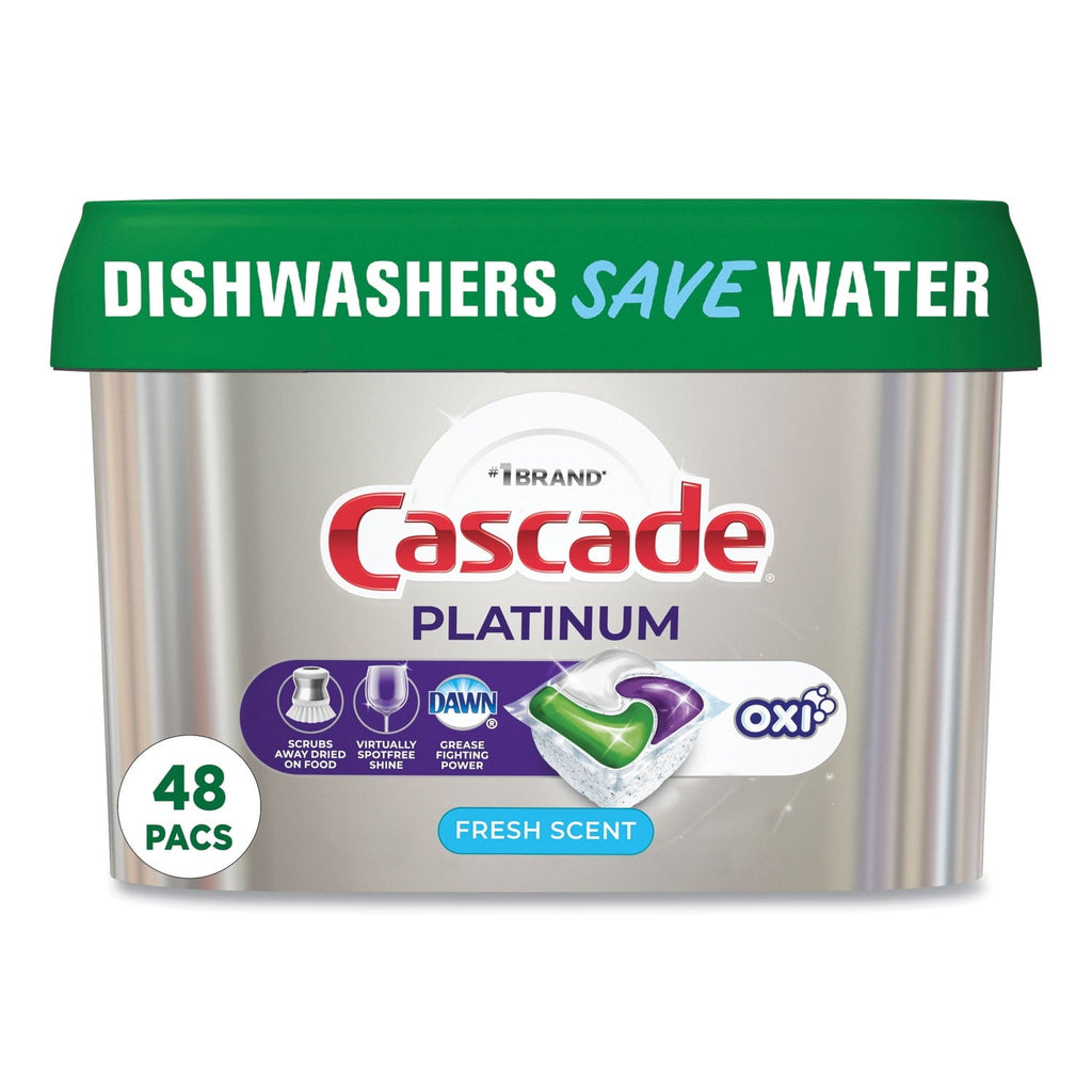 ActionPacs, Fresh Scent, 26.7 oz Tub, 48/Tub, 3 Tubs/Carton