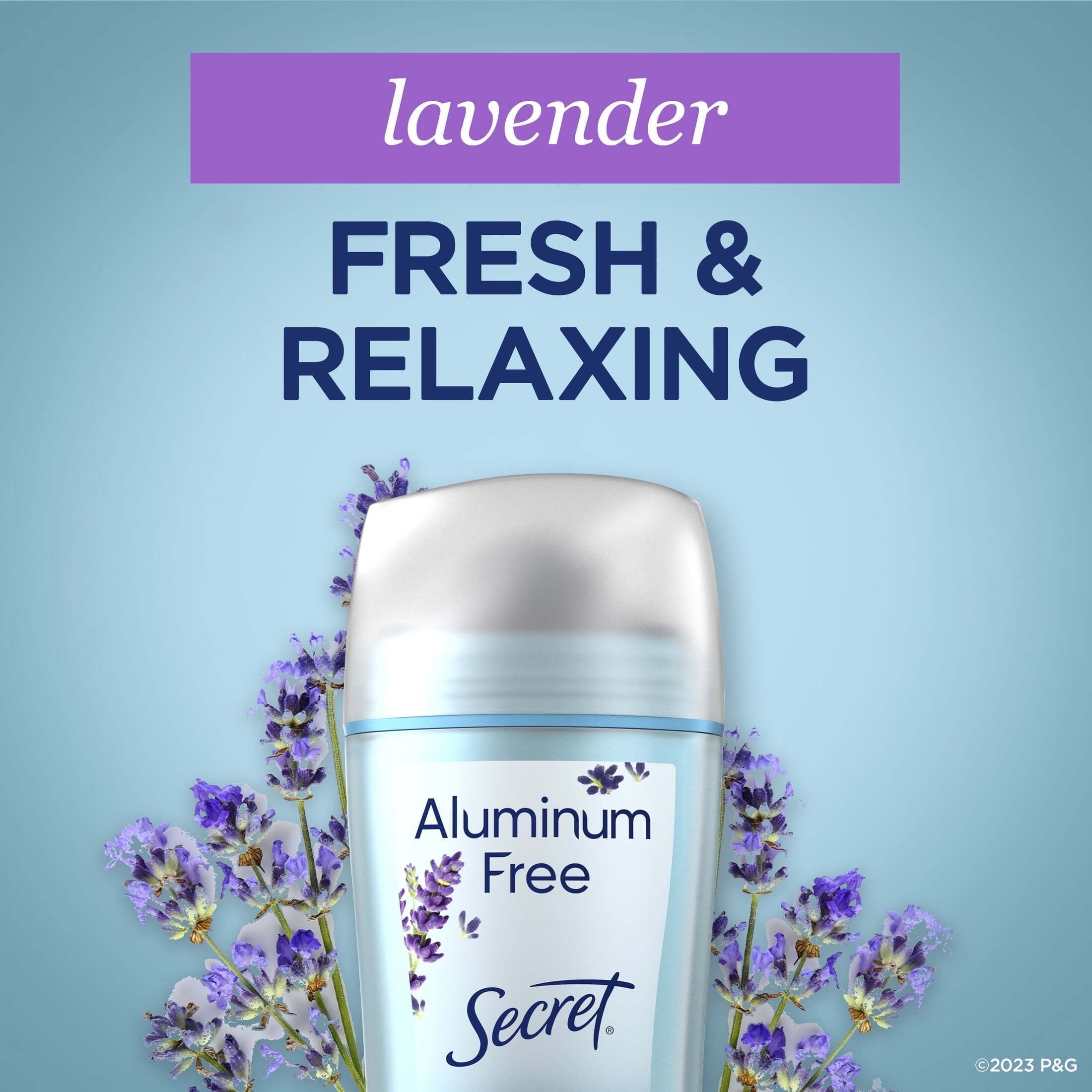 Aluminum Free Deodorant for Women, Lavender, 2.4 oz