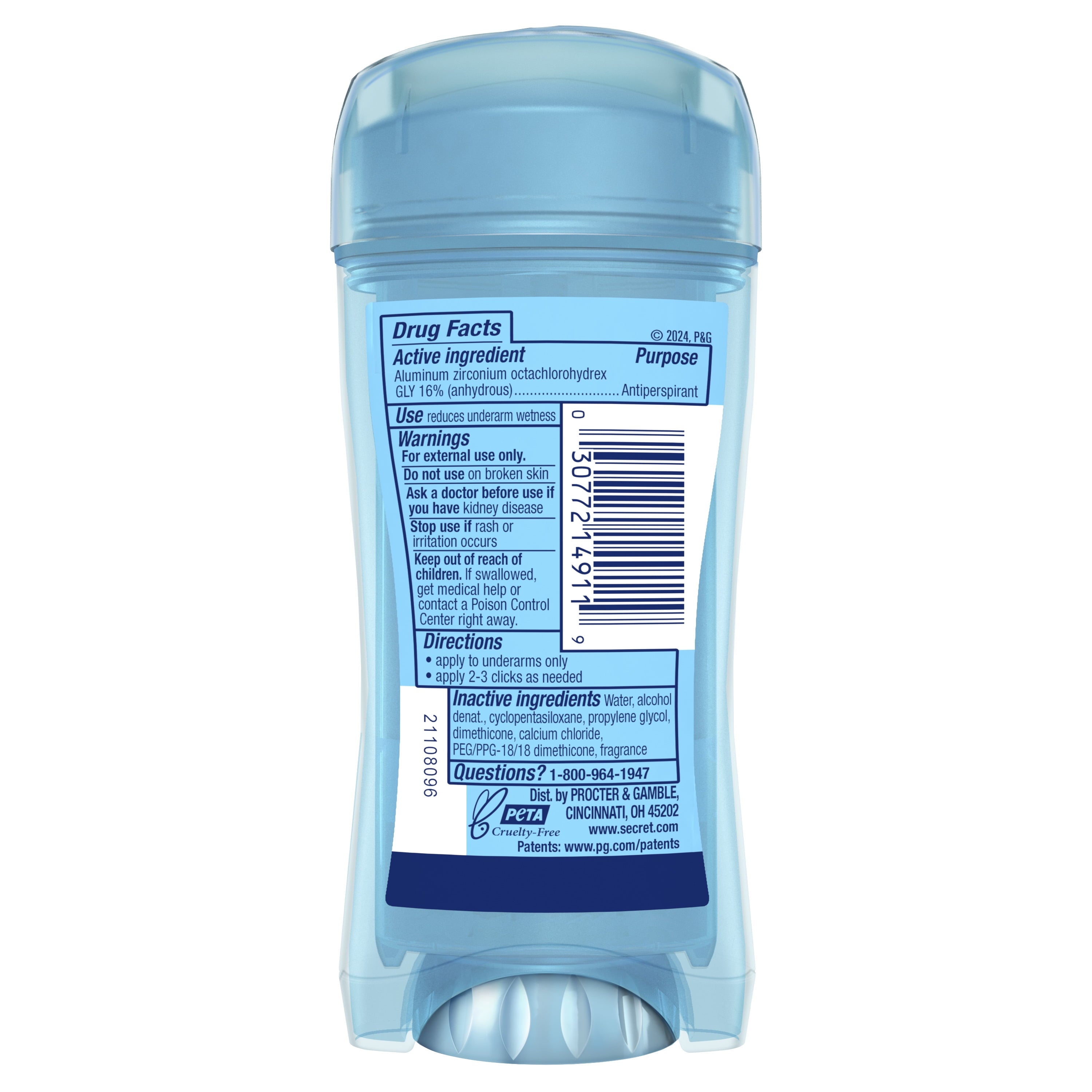 Fresh Clear Gel Antiperspirant & Deodorant for Women, Mountain Air, 2.6oz