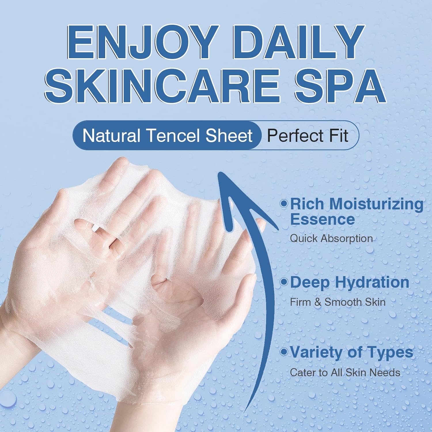 11 Pack Fruit Moisturizing Facial Mask Sheet, Rich in Fruit Essence Face Mask to Brighten and Hydrate Dull Skin