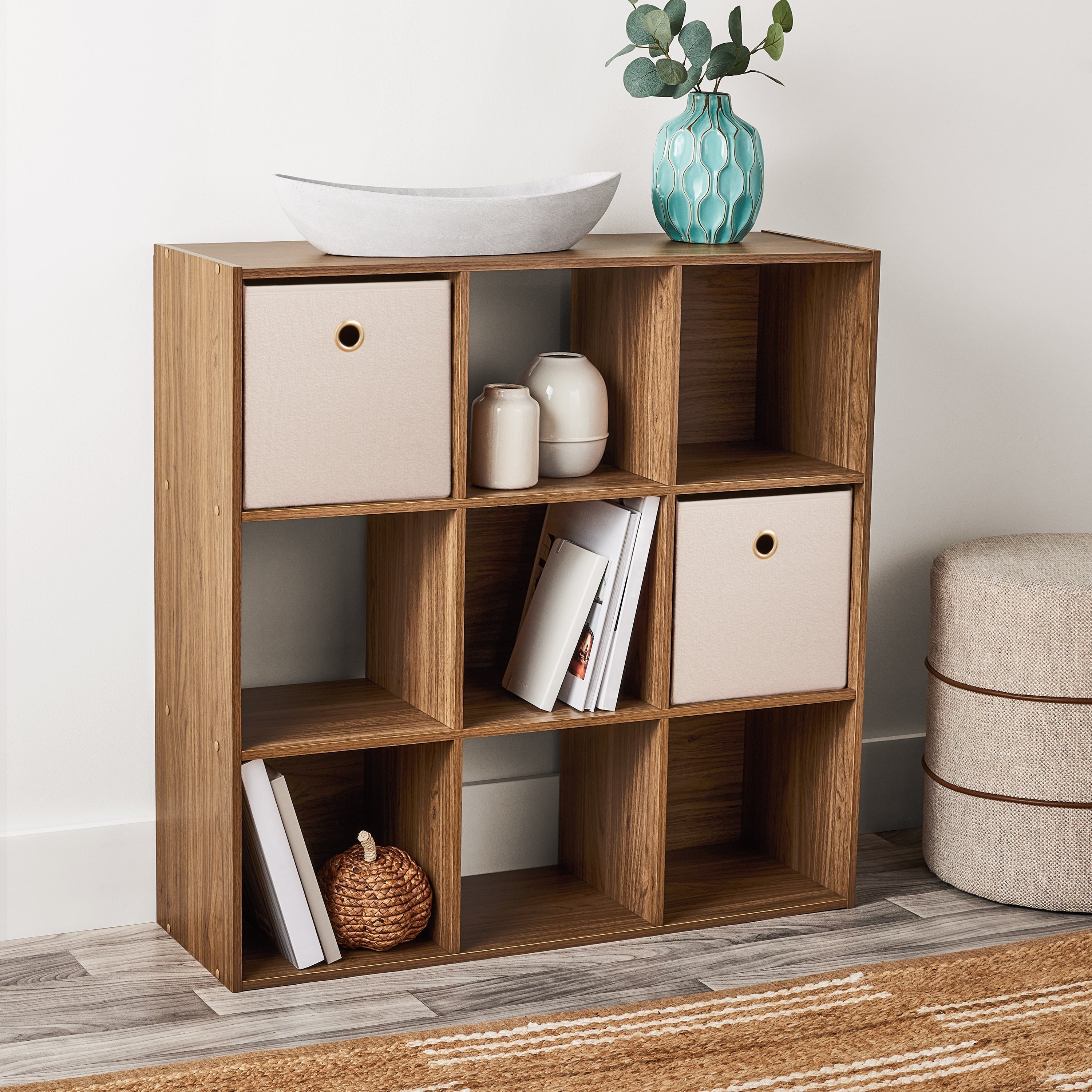 9 Cube Storage Organizer, White