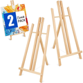 2pcs 17 Inch Tabletop Easels, Easel Stand for Painting,Tripod, Painting Party Easel, Kids Student Desktop Ease...