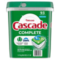 Complete Dishwasher Detergent ActionPacs, Fresh, 93 Count