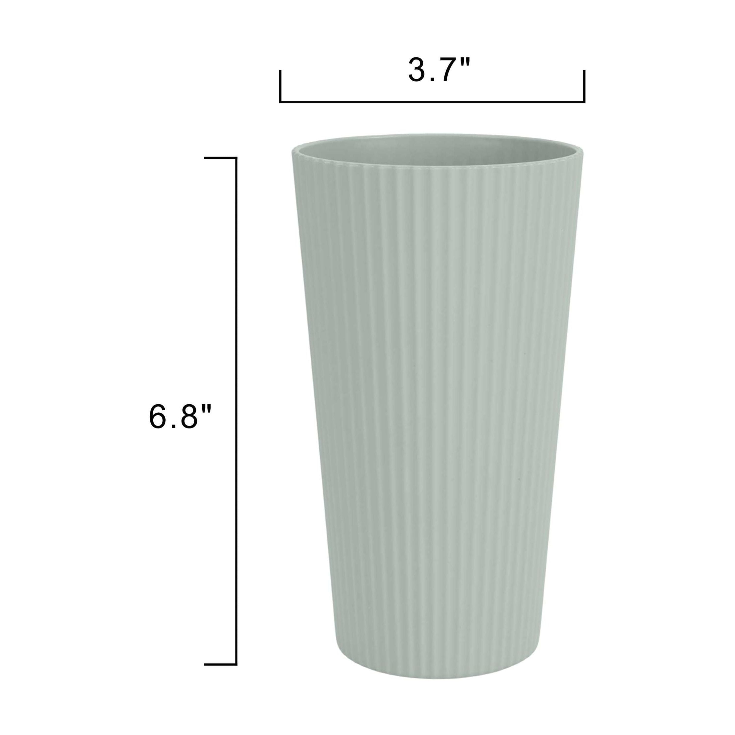 Black Eco-Friendly Recycled Plastic Beverage Tumbler, 26-Ounce