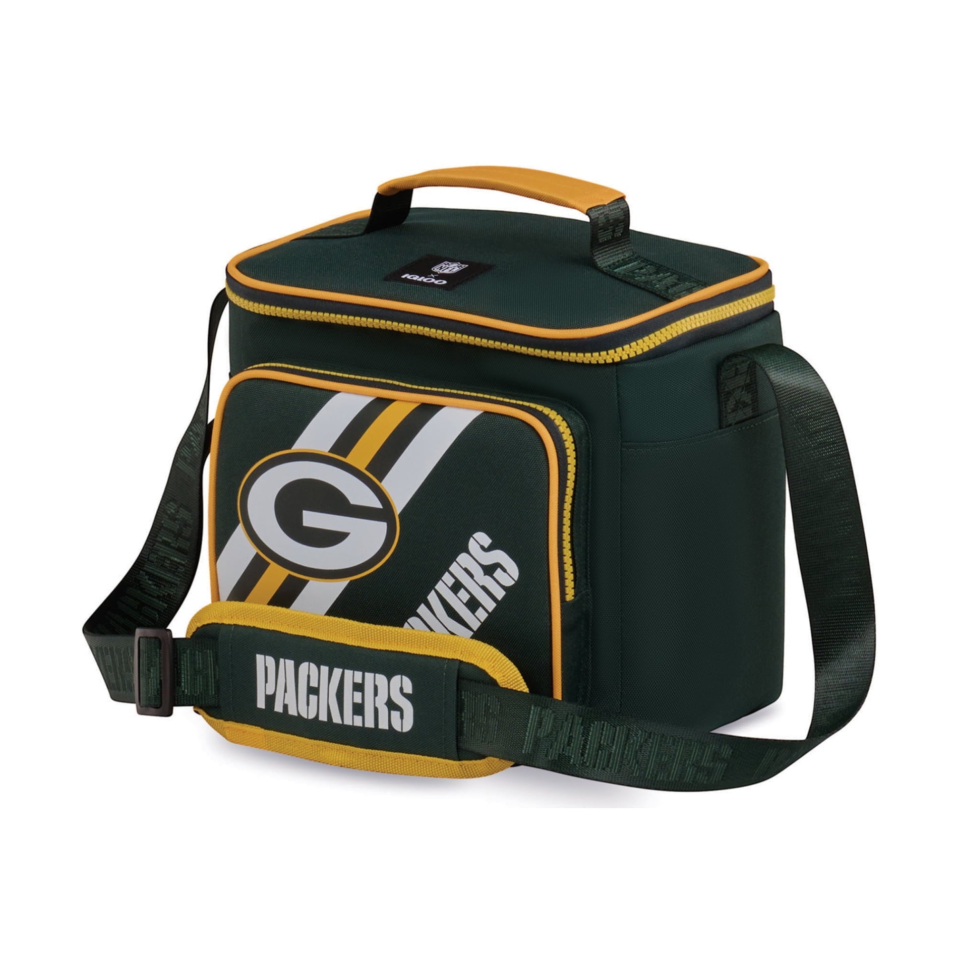 Green Bay Packers Square Lined 4-Pack Cooler