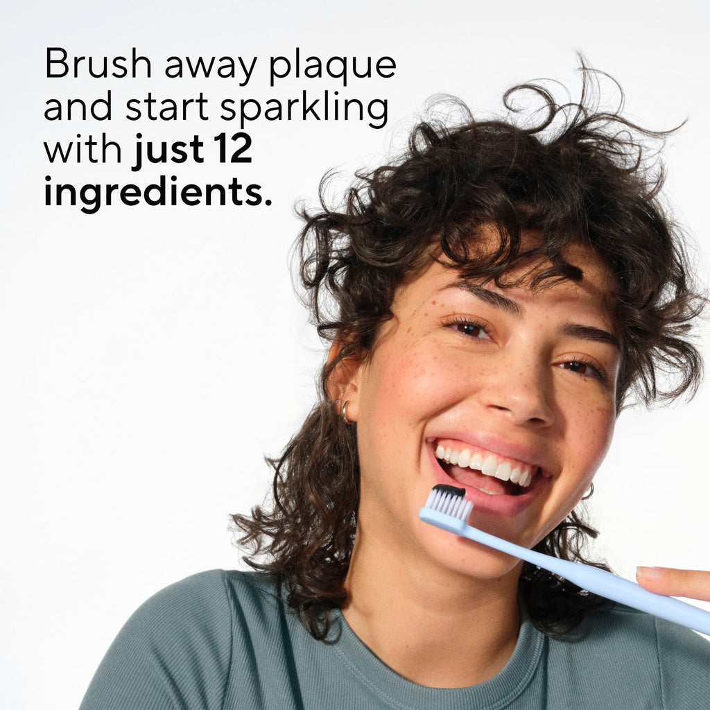 Fluoride Free Toothpaste, Charcoal & Mint Flavor, 4.1 oz, for Adults & Kids 2+