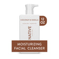 Moisturizing Facial Cleanser, Coconut & Vanilla, Sulfate Free, for All Skin Types, 12 fl oz