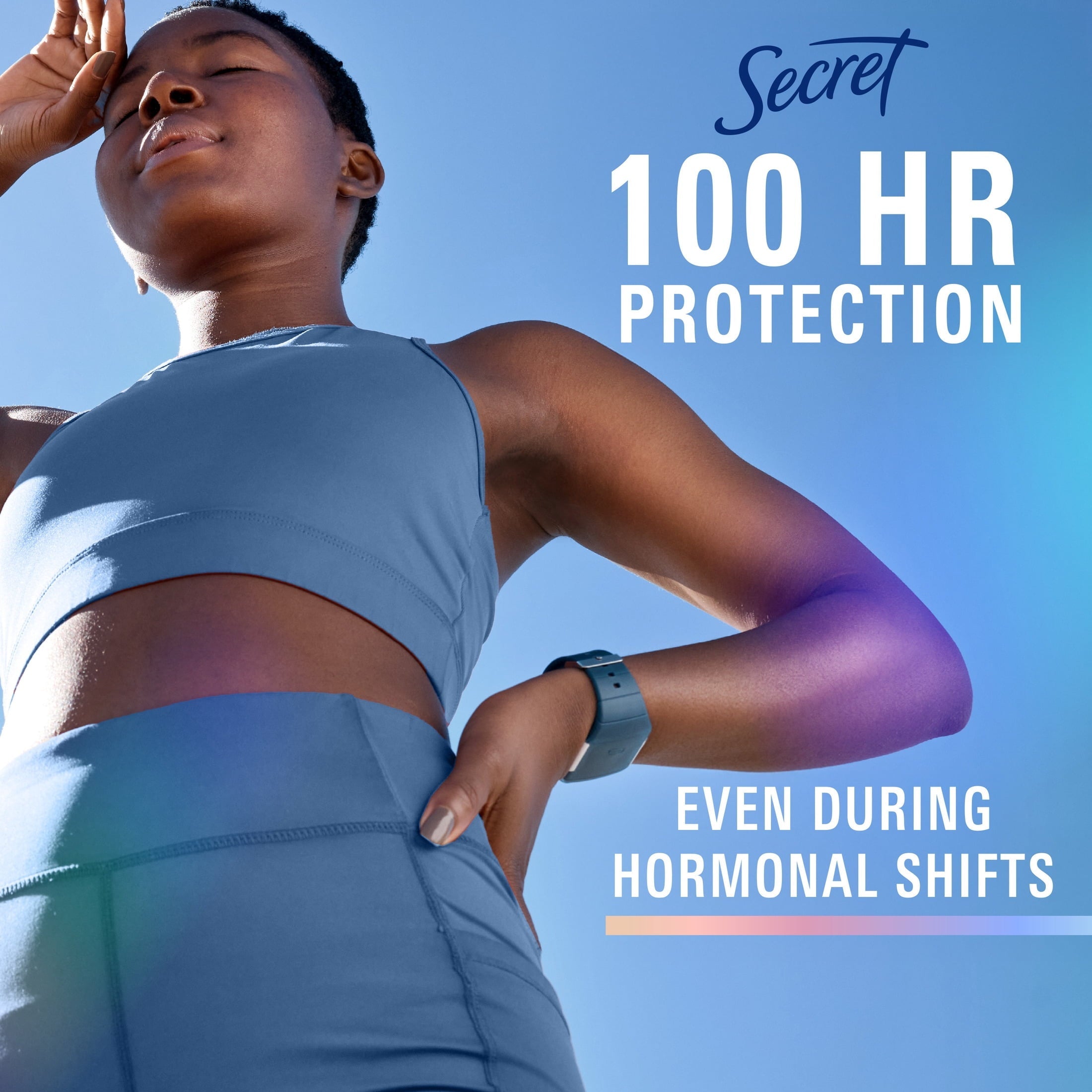 Clinical Antiperspirant Deodorant for Women, 100HR Sweat & Odor Protection, Hyaluronic Acid, Soft Solid, Free & Sensitive, 1.6 oz