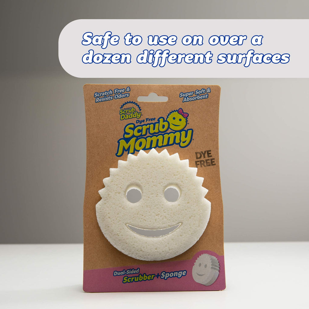 Dual-Sided Sponge and Scrubber- Scrub Mommy Dye Free, 1 Count