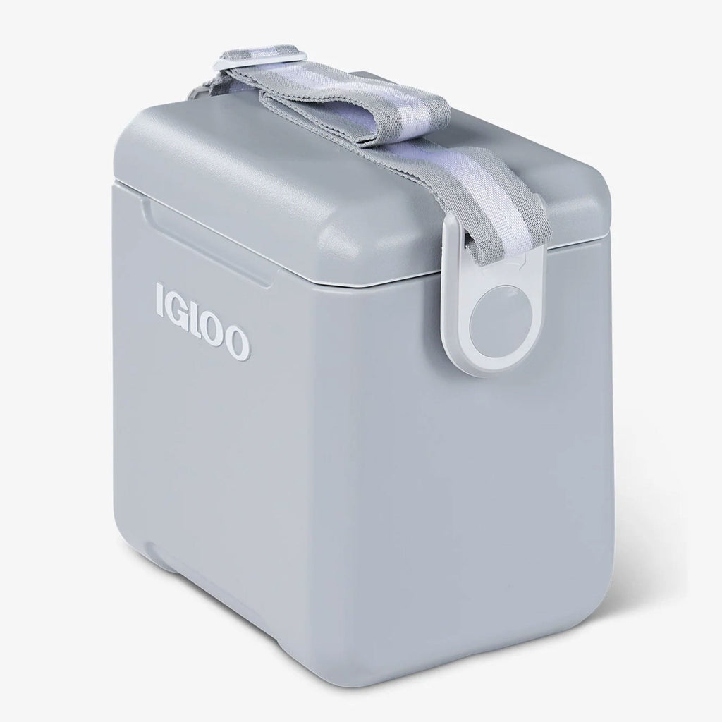 11 Quart Tag Along Too Strapped Picnic Style Cooler, Light Gray