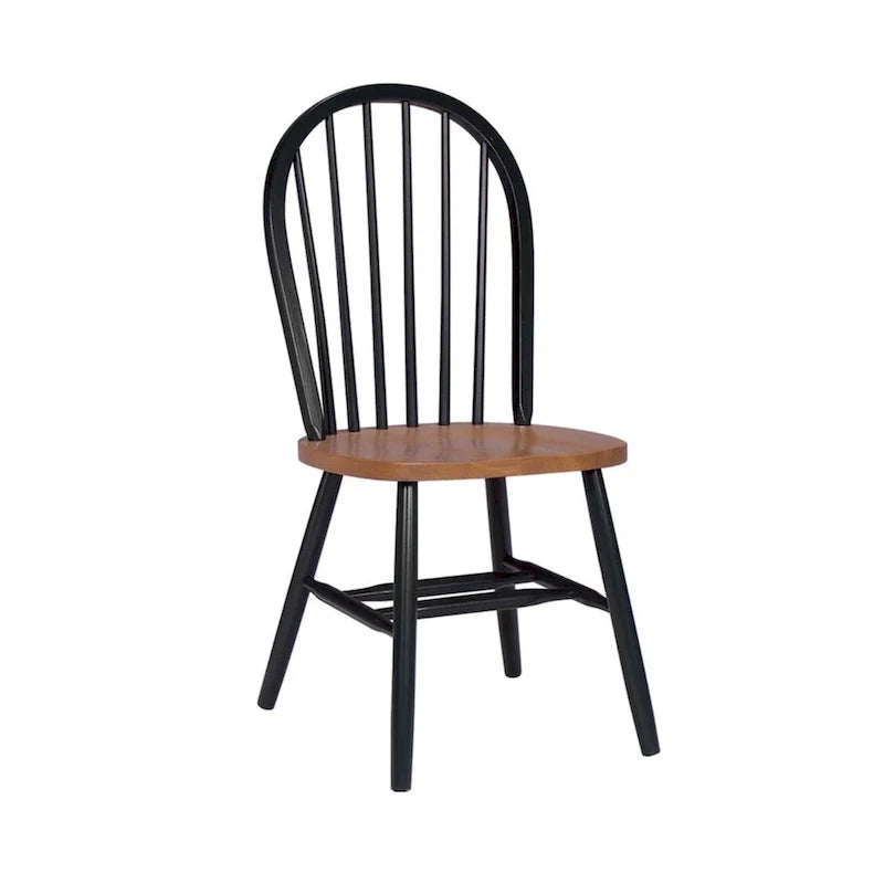 International Concepts Solid Wood Windsor Spindle Back Dining Chair