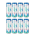 Energy Drink Blue Slush Flavor 12 fl oz Cans, 8 Pack Low Calorie Sugar Free Energy Beverage