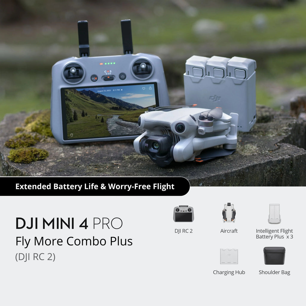 DJI Mini 4 Pro Fly More Combo with DJI RC 2 Controller