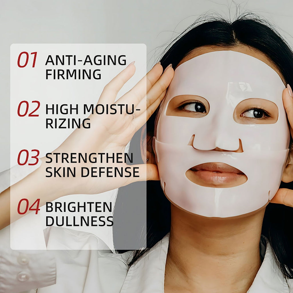 11 Pack Fruit Moisturizing Facial Mask Sheet, Rich in Fruit Essence Face Mask to Brighten and Hydrate Dull Skin