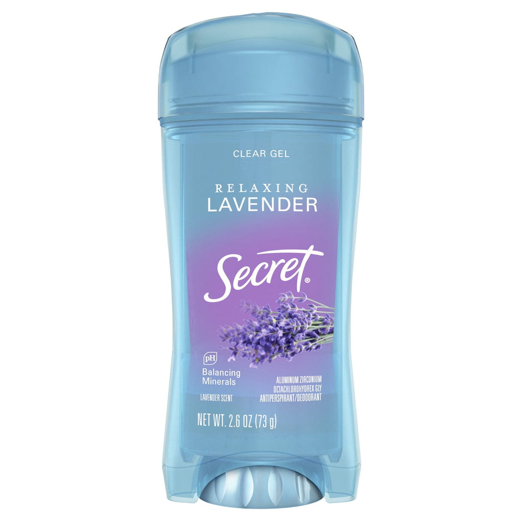 Antiperspirant Deodorant for Women, Fresh Clear Gel, Lavender, 2.6 oz
