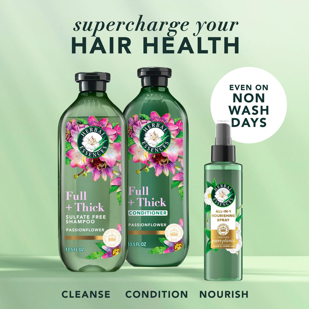 Full + Thick Passionflower Shampoo and Conditioner Dual Pack, 13.5 fl oz Each