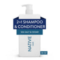 Full and Thick 2-in-1 Shampoo and Conditioner Sea Salt and Cedar 36 fl oz