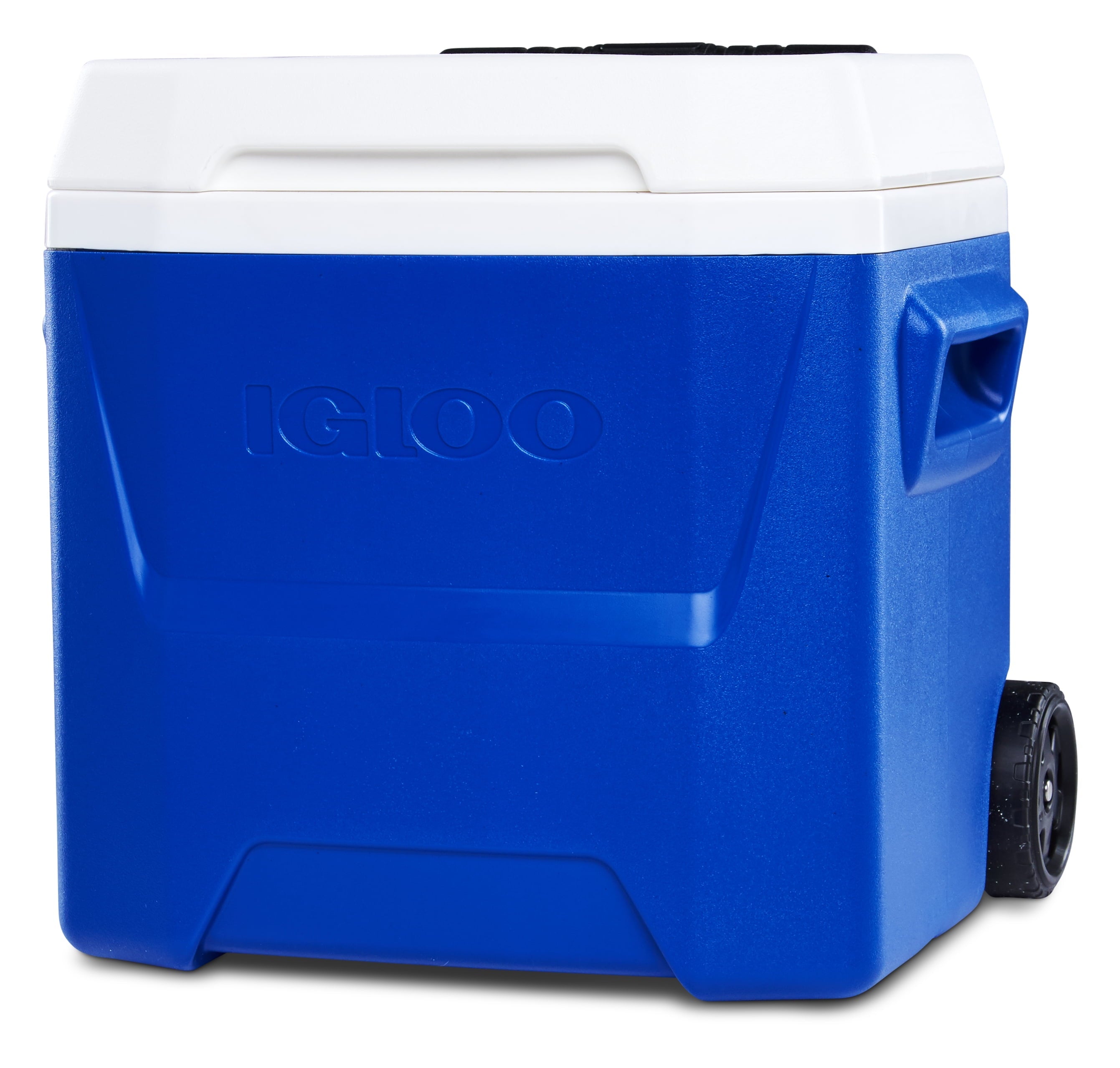 16 QT Laguna Hard Sided Ice Chest Cooler with Wheels, Aqua Blue