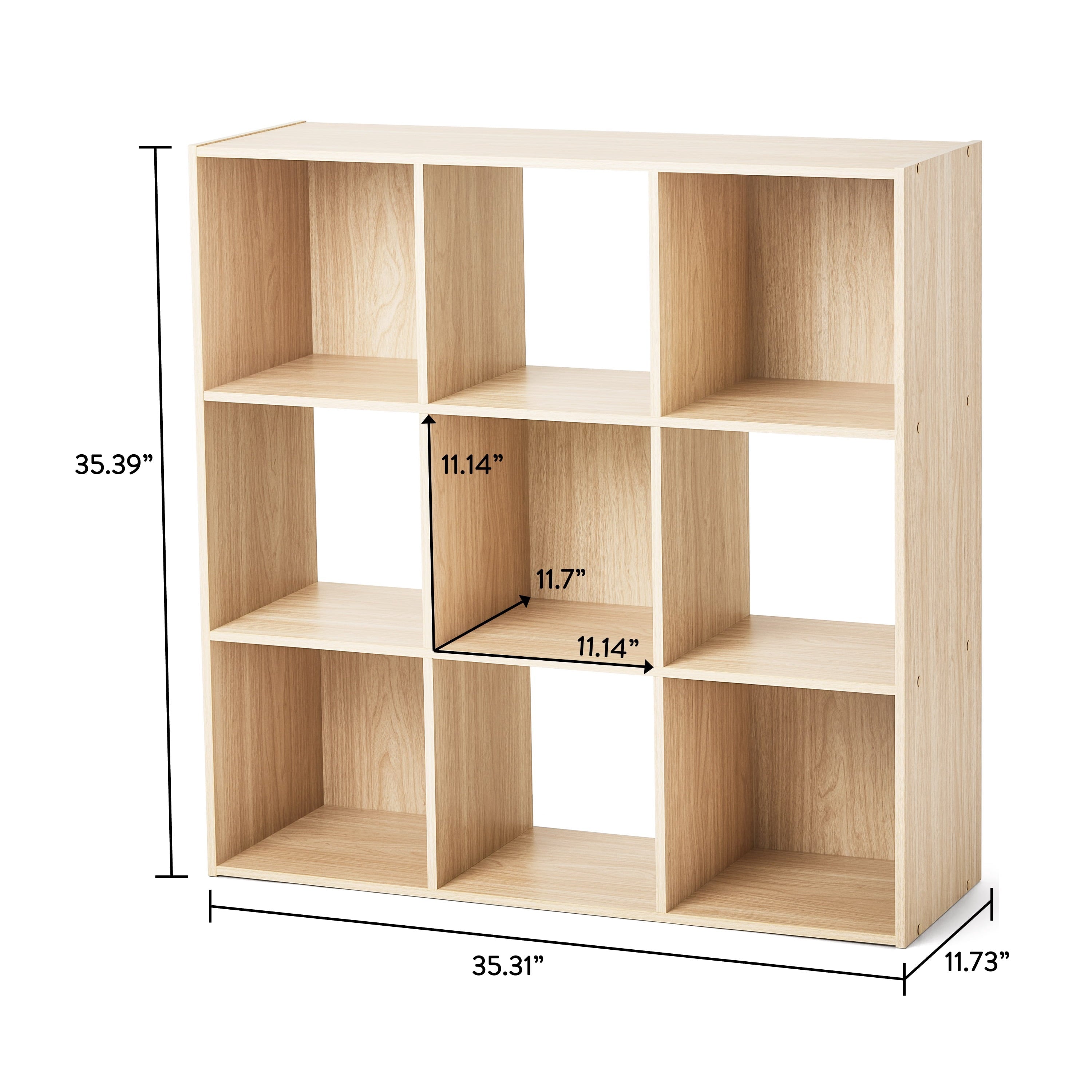 9 Cube Storage Organizer, White