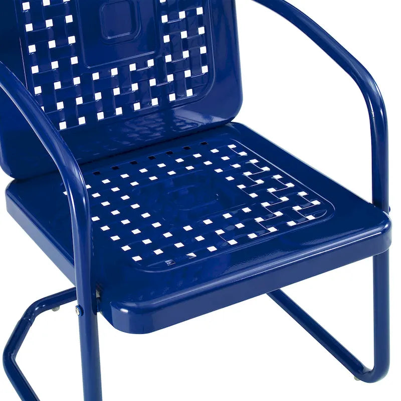 Crosley Bates 3Pc Outdoor Metal Chair Set - 22x84x35