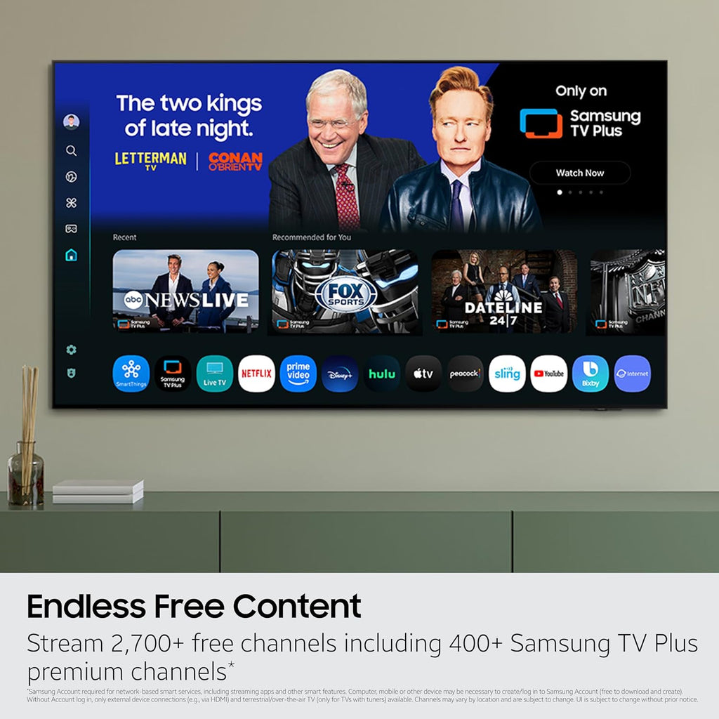 Samsung 65-Inch Class OLED 4K S85F Series Vision AI Smart TV (2025 Model 65S85F) Object Tracking Sound Lite w/Dolby Atmos NQ4 AI Gen2 Processor Contour Design Color Booster Pro Alexa Built-in