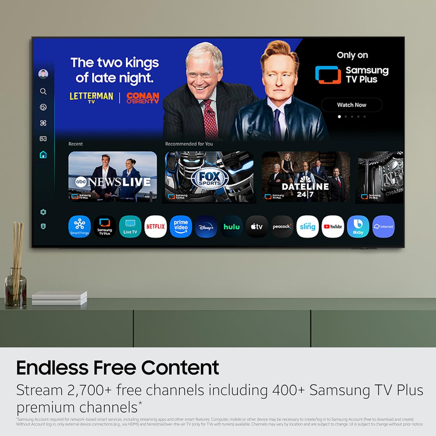 Samsung 65-Inch Class OLED 4K S85F Series Vision AI Smart TV (2025 Model 65S85F) Object Tracking Sound Lite w/Dolby Atmos NQ4 AI Gen2 Processor Contour Design Color Booster Pro Alexa Built-in