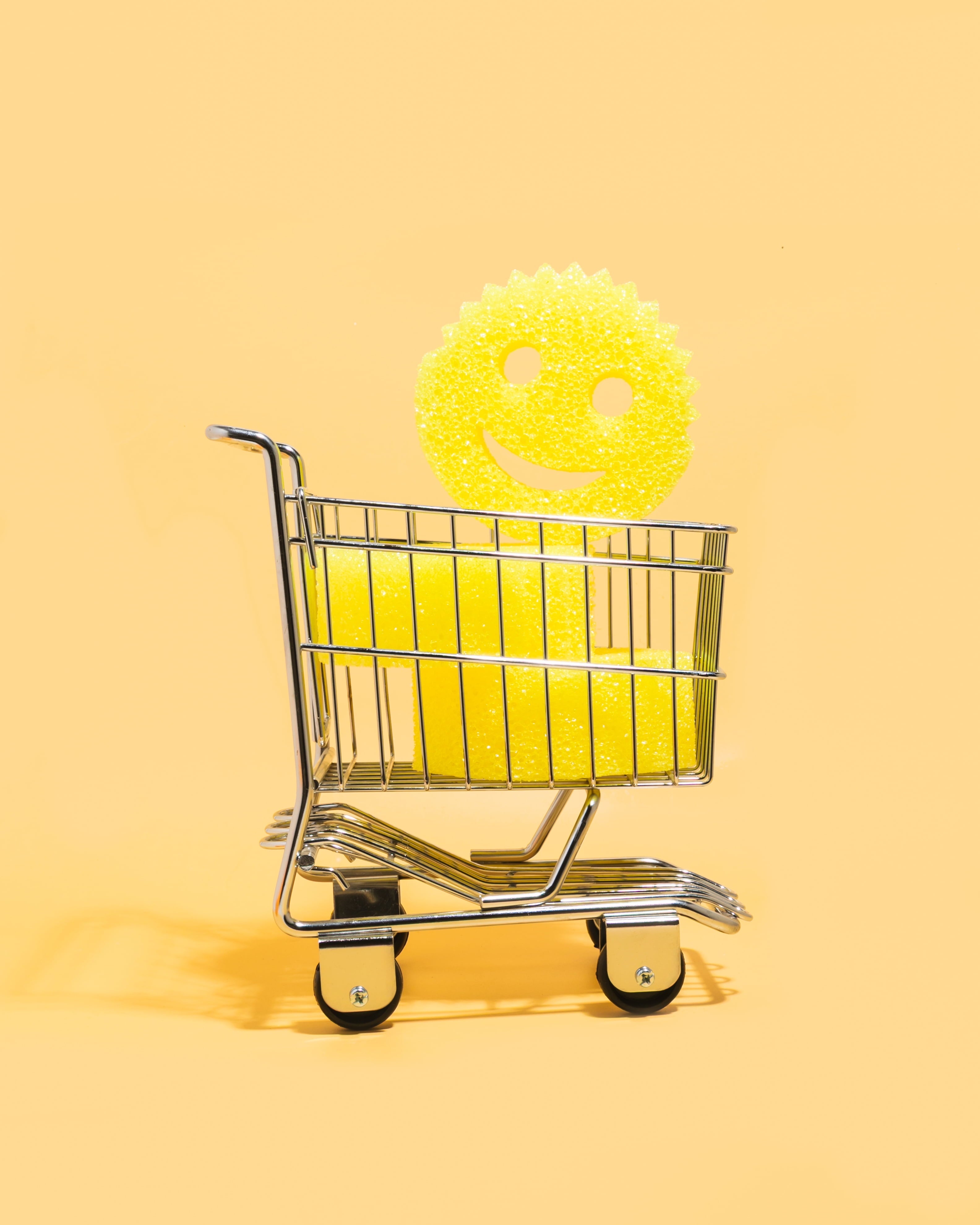 (3 pack) Scrub Daddy Original Sponge Scratch-Free Dish Scrubber, Kitchen & Bath Cleaning Supplies. Scrubbies & Esponjas De Fregar Platos