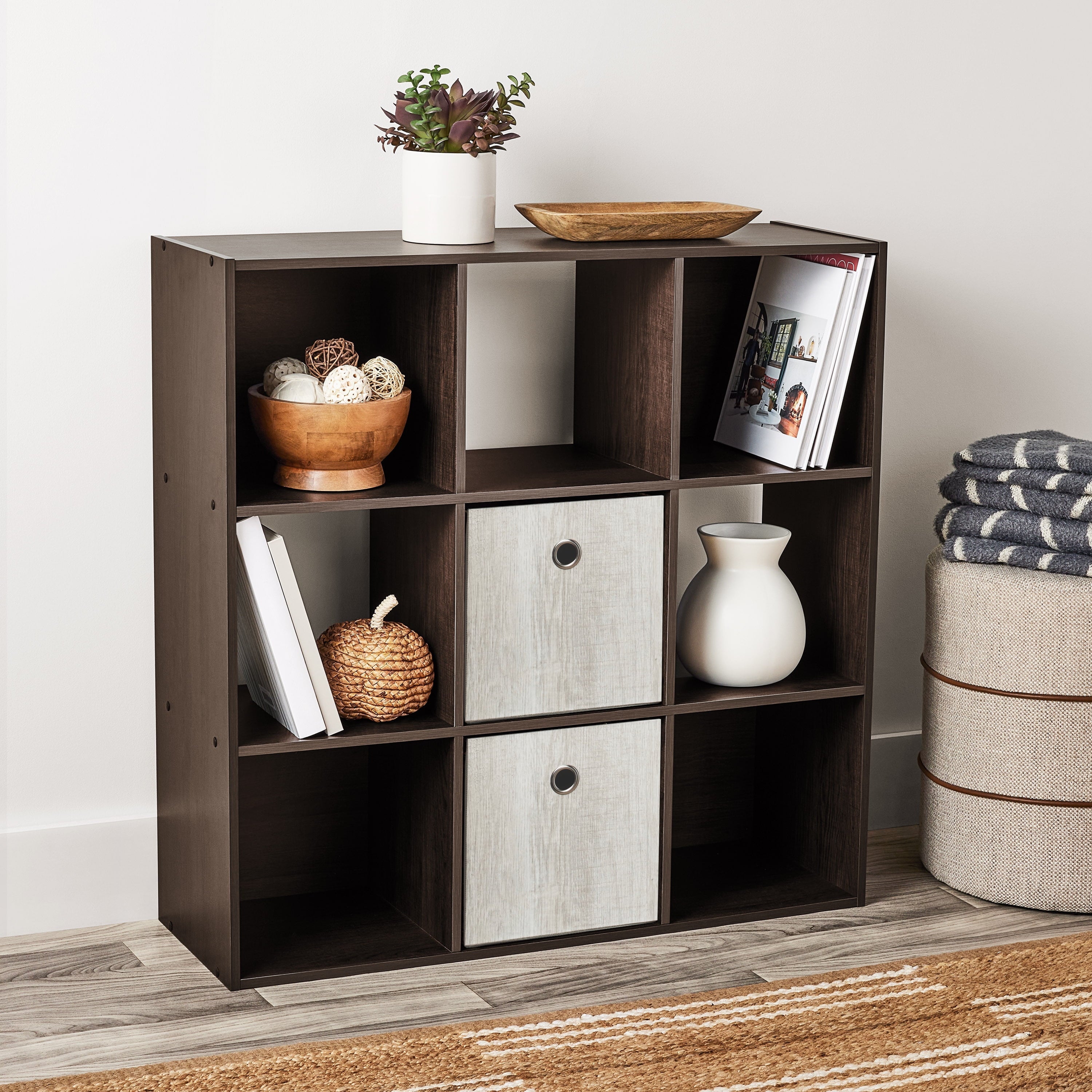 9 Cube Storage Organizer, White
