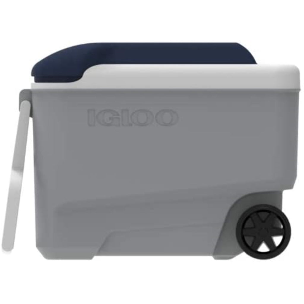MaxCold 40 Qt. Roller Cooler, Ash Gray & Aegean Sea