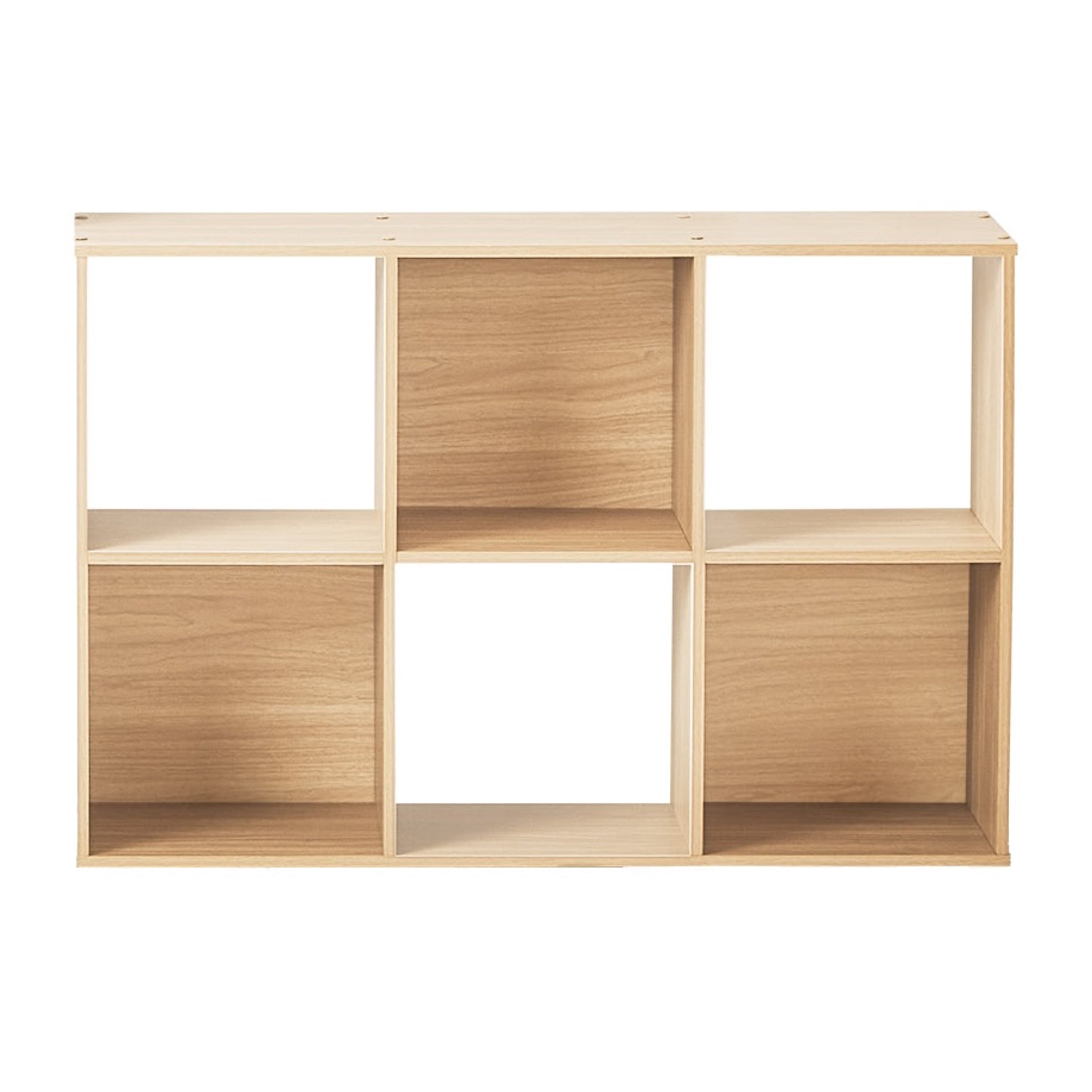 6 Cube Storage Organizer, White