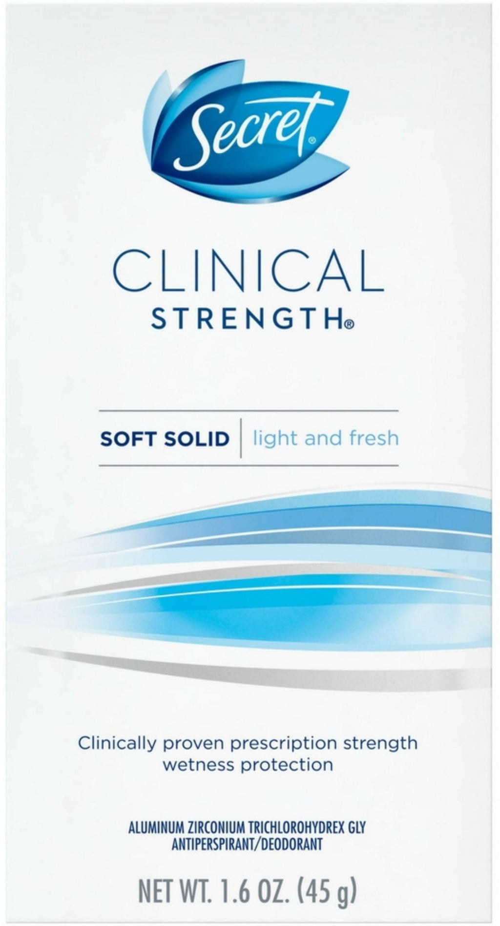 Clinical Strength Anti-Perspirant Deodorant Soft Solid, Light & Fresh Scent 1.60 oz