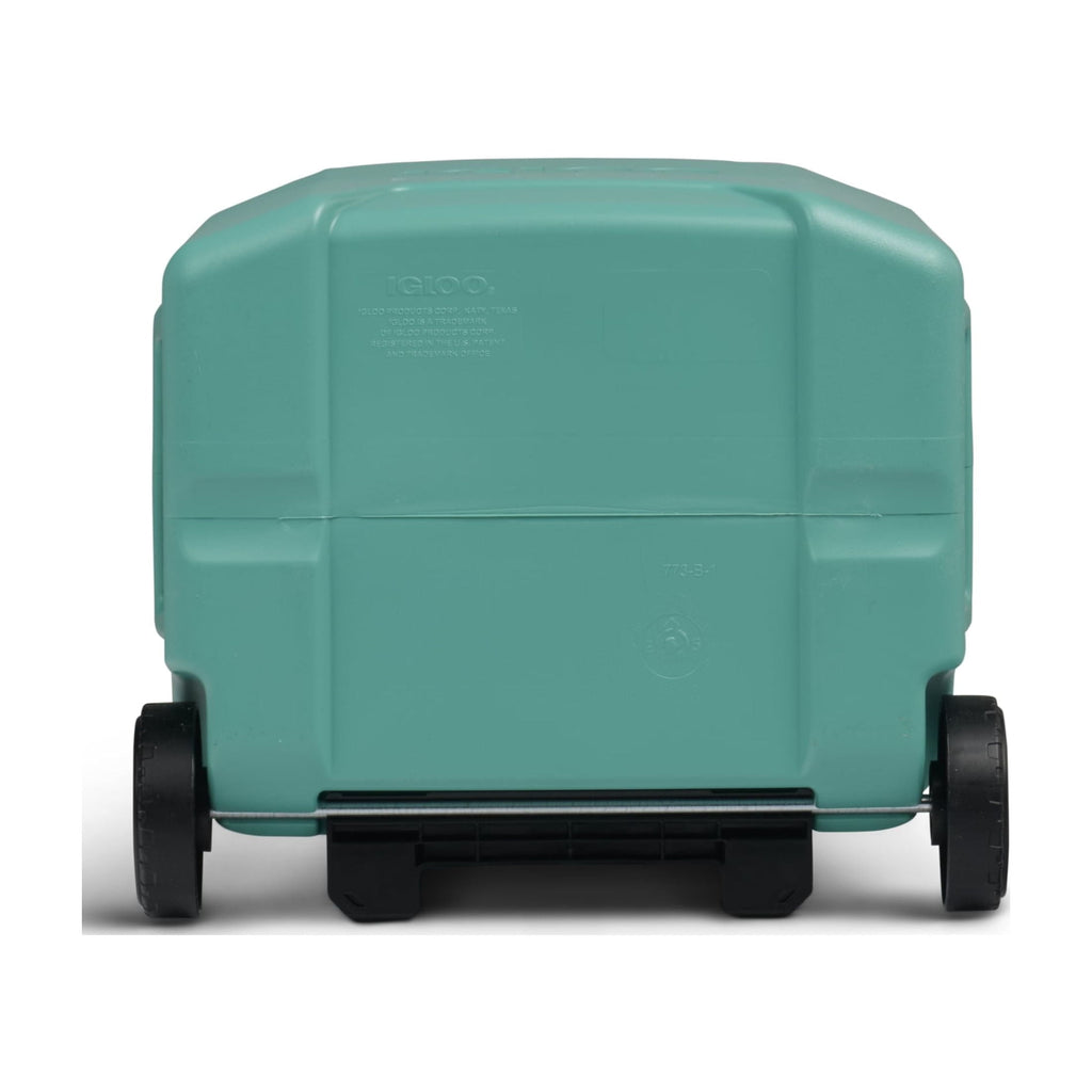 16 QT Laguna Hard Sided Ice Chest Cooler with Wheels, Aqua Blue