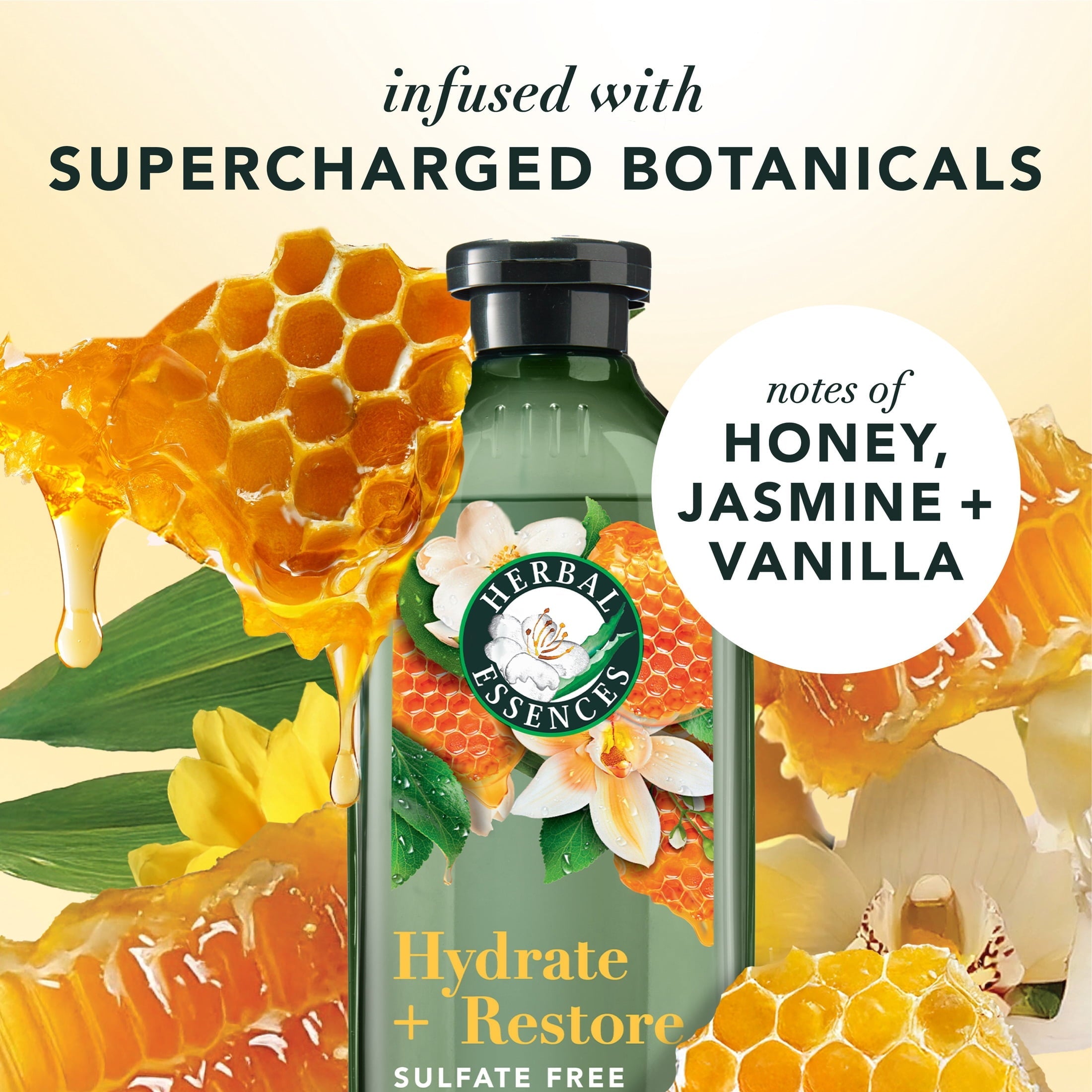 Hydrate + Restore Honey Sulfate-Free Shampoo, 13.5 fl oz
