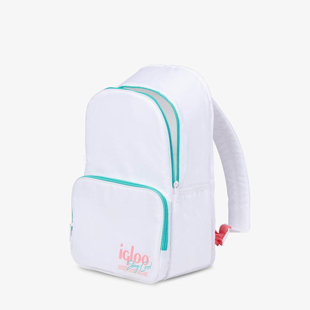 Igloo 20 can Retro Backpack Water Cooler, Pink and Jade Green